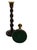 Ralph Lauren Antique English Oak Barley Twist Candlesticks With Brass Bobeches For Sale - Image 4 of 6