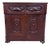 Antique Victorian Eastlake Style Walnut Cupboard Washstand Nightstand For Sale