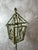Metal Vintage Bamboo Lantern, 1950s For Sale - Image 7 of 11