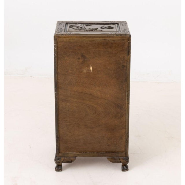 Chinese Bird & Bamboo Motif Chest of Drawers For Sale - Image 9 of 9