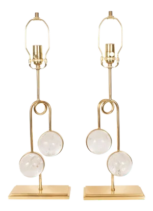 "Flux" Lamps by Spark Interior - a Pair