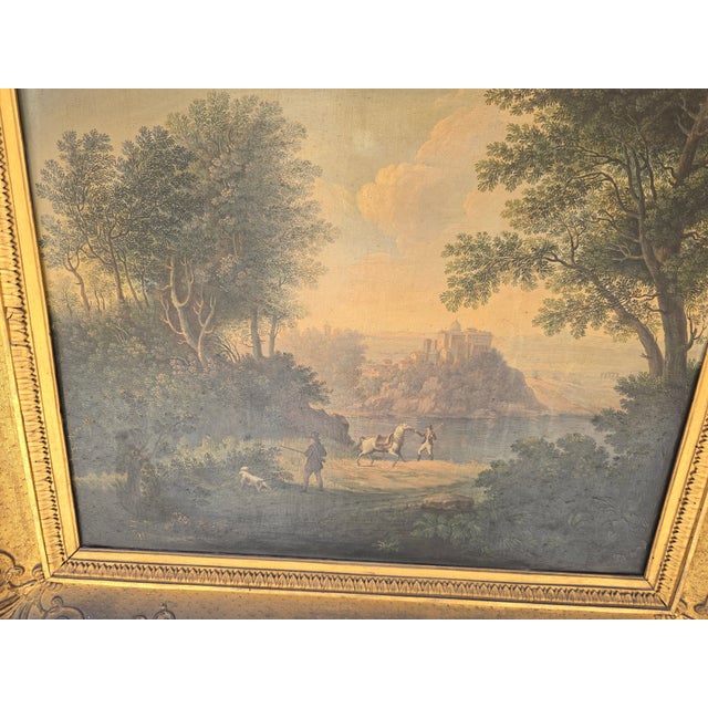 Roman Views, 19th Century, Oil Paintings, Framed, Set of 2 For Sale - Image 6 of 12