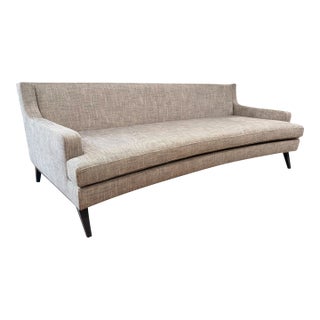 Ligne Roset Belem Triple Sofa in Original Neutral Woven Upholstery | Made in France For Sale