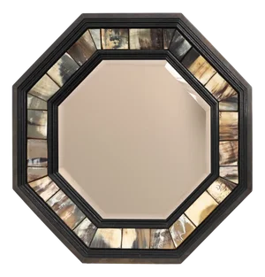 Octagonal Mirror with Horn from Anthony Redmile, United Kingdom, 1980s