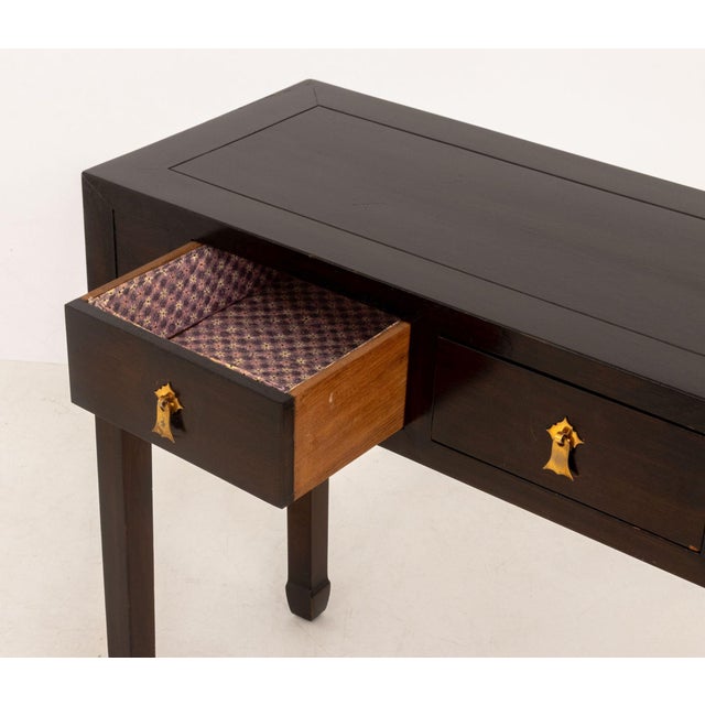 Early 20th Century Chinese Hardwood Console Table For Sale - Image 5 of 7