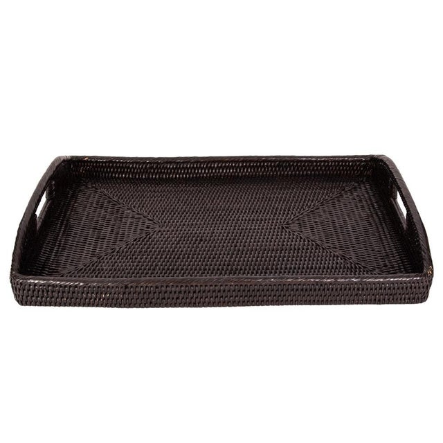 Our rectangular rattan serving and ottoman trays will instantly add a gorgeous touch to any room of your home. Adding this...