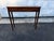 Hepplewhite Late 20th Century Custom Made Mahogany Hepplewhite Style 3 Drawer Console Table For Sale - Image 3 of 18