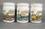 1960s Piero Fornasetti Opaque White Glass Jars and Covers made for Fiat - Set of 6 For Sale - Image 5 of 13
