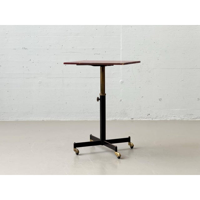 This rare, early television/display stand from the 1940s, attributed to the italian architect and designer ignazio...