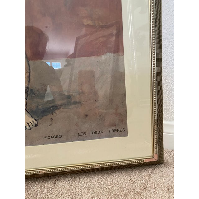 1980s Pablo Picasso “Le Deux Freres” Lithograph For Sale - Image 9 of 13