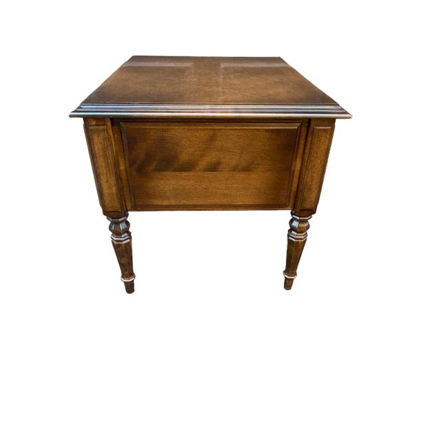 Late 20th Century Ethan Allen Georgian Court Side Table For Sale In Indianapolis - Image 6 of 7