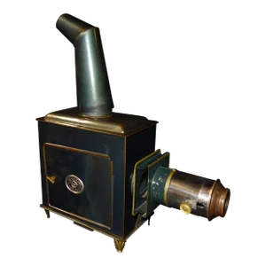 1900s Ernst Plank Oil Lamp 'Magic Lantern' Standard Model
