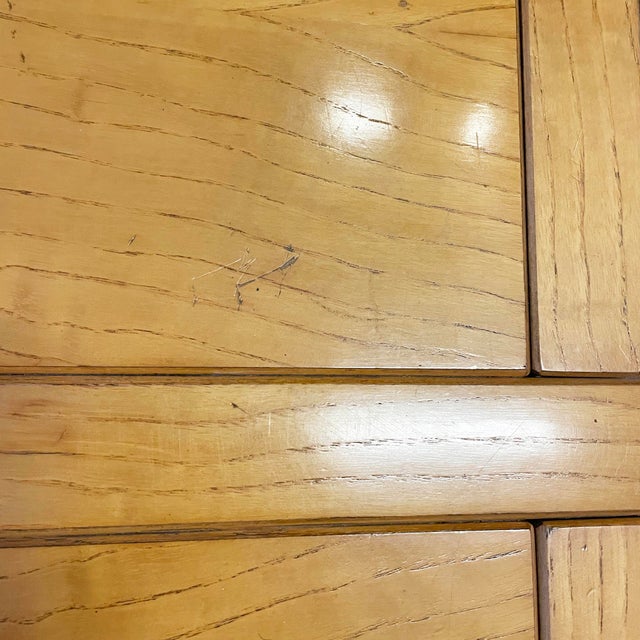 Italian Modern Rectangular Dining Table in Wood, 1980s For Sale - Image 12 of 18