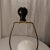 Mid 20th Century Vintage Mid-Century Modern Wood Lamp With Black Base Color and Embellished With Light Tan Circles With a Touch of Red Grain Lines For Sale - Image 5 of 12
