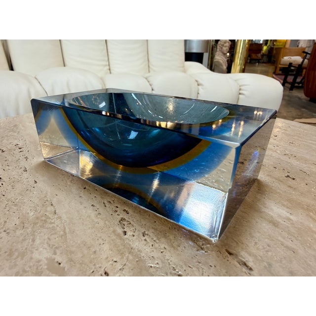 Flavio Poli Flavio Poli Murano Glass Ashtray, Italy, 1960s For Sale - Image 4 of 6