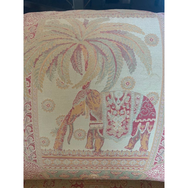 Vintage Sofa With Bohemian Style Upholstery For Sale - Image 13 of 14