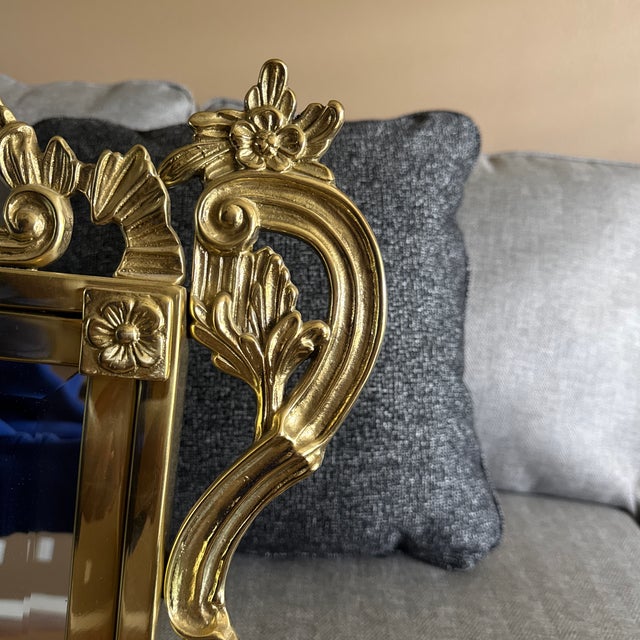 Mid 20th Century Beveled Mirror For Sale - Image 9 of 11