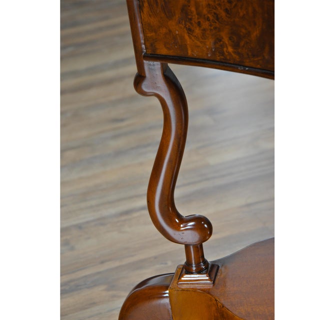 2010s Traditional Burled Clover Table For Sale - Image 5 of 8