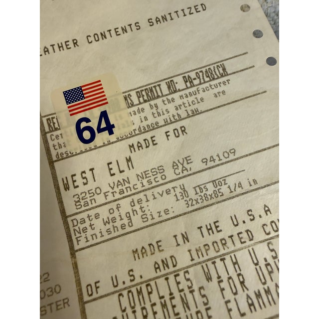 Modern West Elm Marin Sofa For Sale - Image 3 of 12