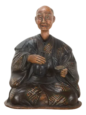Antique Pottery Nodding Figure, 1850