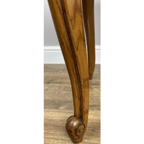 Vintage French Louis Style Carved Oak and Cane Top Side or Coffee Table For Sale - Image 5 of 13