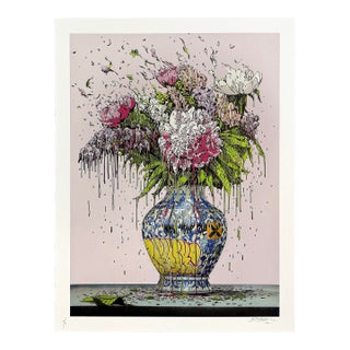 Brusk, Rose Romance (Rare Hand Signed Screen Print), 2024 For Sale