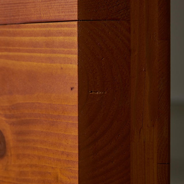 Square Top Pinewood Dining Table For Sale - Image 9 of 14