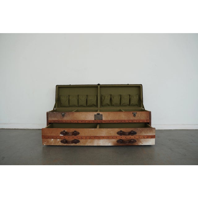 Cowhide Harrow Trunk Attributed to Timothy Oulton For Sale - Image 11 of 16