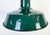 French Industrial Dark Green Enamel Factory Pendant Lamp, 1960s For Sale - Image 4 of 18