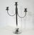 Mid Century Silver Plated Candlestick by Sheffield in the Style of Parzinger For Sale - Image 9 of 9