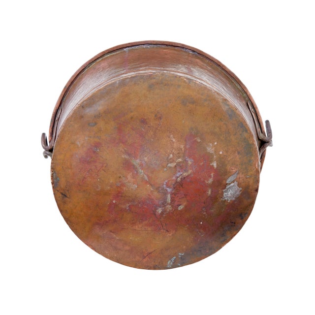 Large Victorian Copper Cooking Pot, 1890s For Sale - Image 6 of 7
