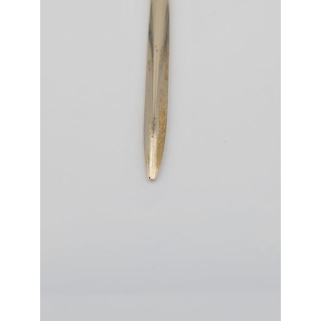 Mid 20th Century Solid Brass Dragon Letter Opener For Sale - Image 10 of 11