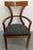 Traditional Pair of Vintage Empire Revival Walnut Armchairs With Ebony Inlay For Sale - Image 3 of 5