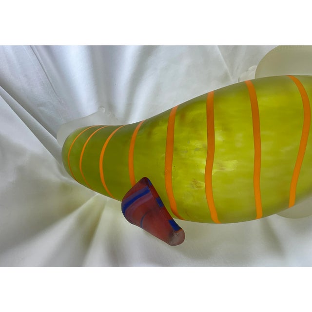 Late 20th Century Art Glass Court Jester Figure For Sale - Image 4 of 12