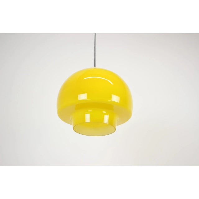 Mid-Century Glass Pendant, 1960's For Sale - Image 3 of 11