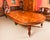 Burr Walnut Marquetry Dining Table and Chairs, 1990s, Set of 17 For Sale - Image 4 of 15