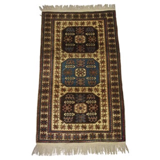 Vintage Turkish Hand Knotted Rug, 1950s For Sale