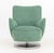 Vladimir Kagan Vladimir Kagan Barrel Swivel Chair and Ottoman For Sale - Image 4 of 13