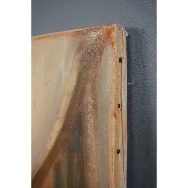 Textile Greek Style Torsos, Canvas Paintings, Set of 2 For Sale - Image 7 of 11