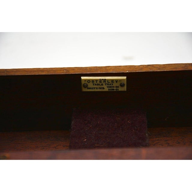 Antique Edwardian Folding Table, 1900 For Sale - Image 11 of 12