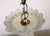 Mid 20th Century Vintage Baroque Style Four Arm Opaline Murano Chandelier For Sale - Image 5 of 12