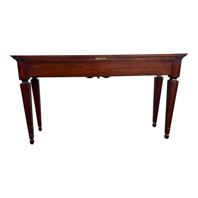 Carved Ethan Allen Console Sofa Table Chairish