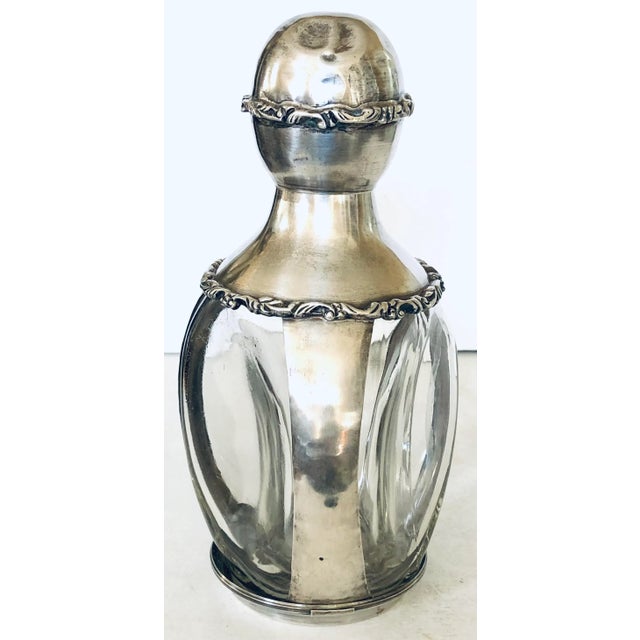 Mid-Century Modern Haig’s Liquor Pinch Bottle With Sterling Overlay For Sale - Image 3 of 9