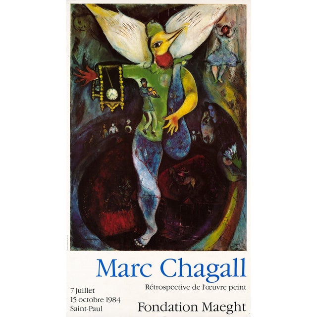 Marc Chagall - The Joggler - Original Vintage poster printed in offset lithograph, beautiful and decorative large art...