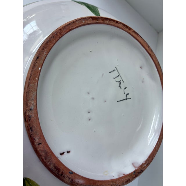 Vintage Hand-Painted Italian Farmhouse Ceramic Pottery Large Soup Tureen | Made in Italy For Sale - Image 4 of 16