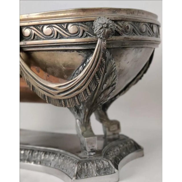 19th Century French Neoclassical Swag Centerpiece For Sale - Image 4 of 11