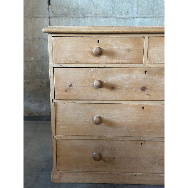 Wood English Scrubbed Pine Dresser For Sale - Image 7 of 10