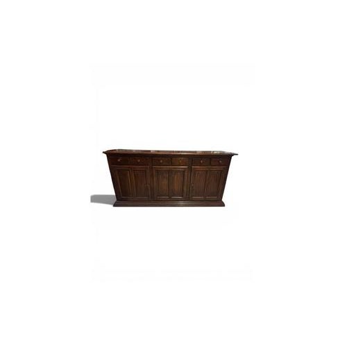 Rustic Wood Sideboard with Drawers and Doors For Sale - Image 10 of 10