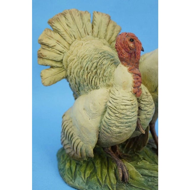 20th Century Stoneware Turkeys Figurine by Guido Cacciapuoti, Italy For Sale - Image 17 of 18