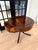 Grand Vintage Regency Drum Table – Mahogany Finish Library & Living Room Accent For Sale In Dallas - Image 6 of 12